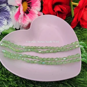 4mm light green drop crystal