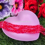 4mm red drop crystal