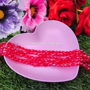 4mm red drop crystal