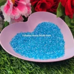 cut bead sky blue