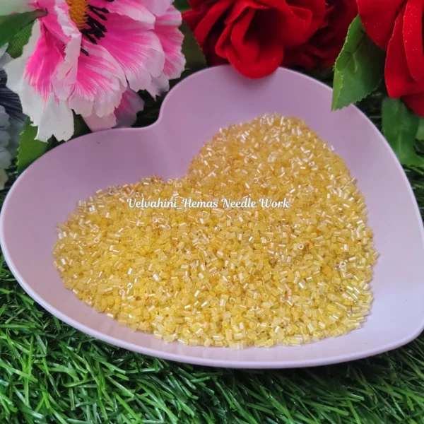 cut bead yellow