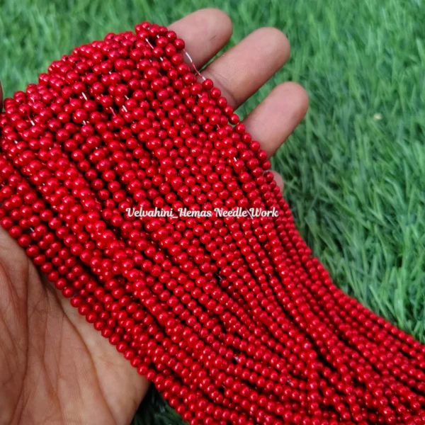 red pearl bead