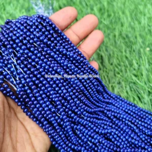 dark blue pearl bead