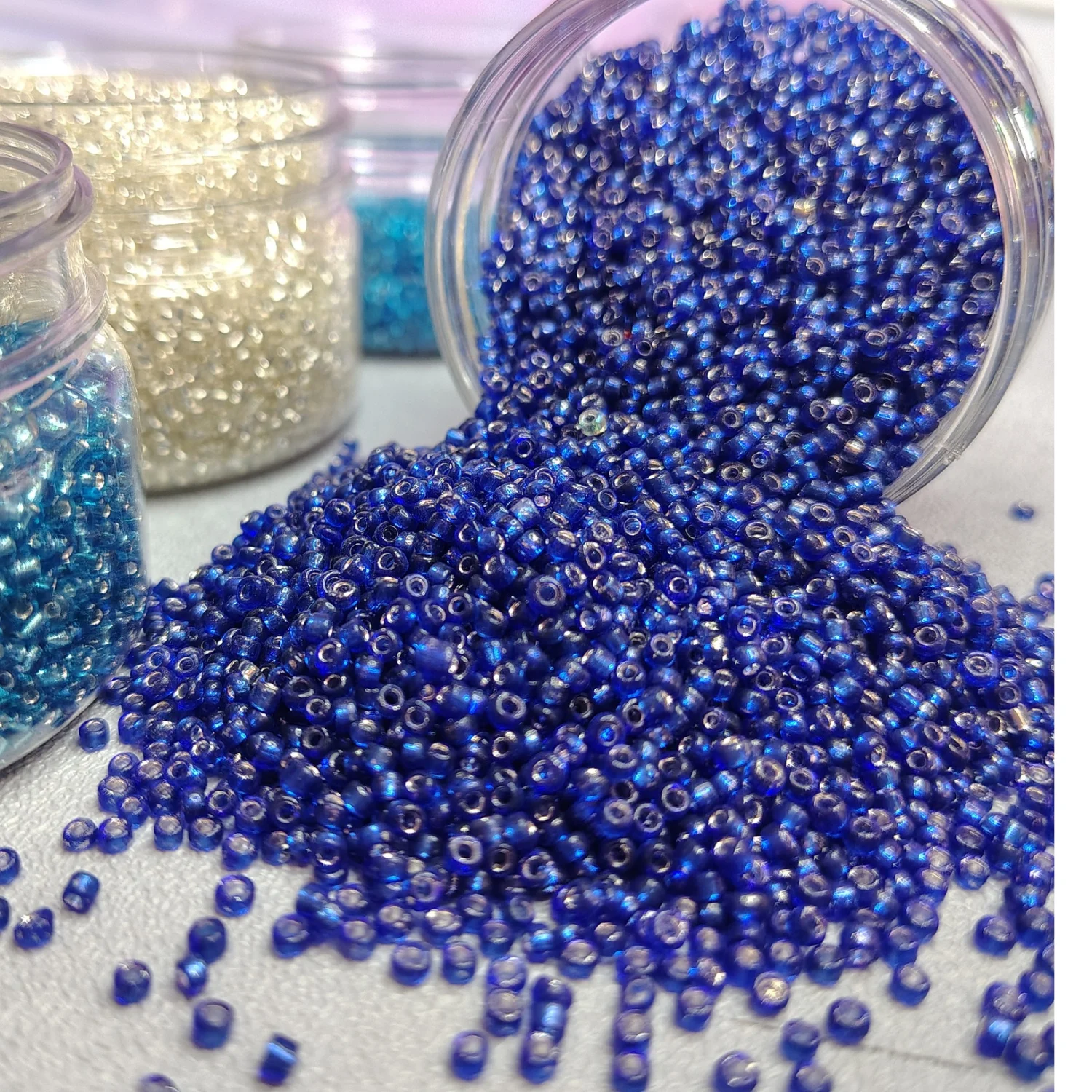 Premium glass sugar beads