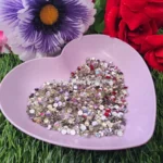 5mm cut stone silver