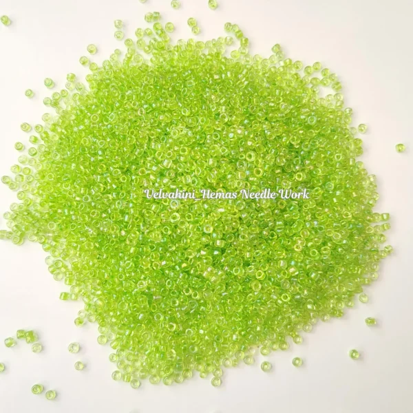 sugar bead parrot green