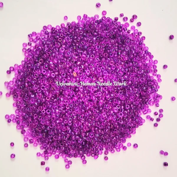 sugar bead purple