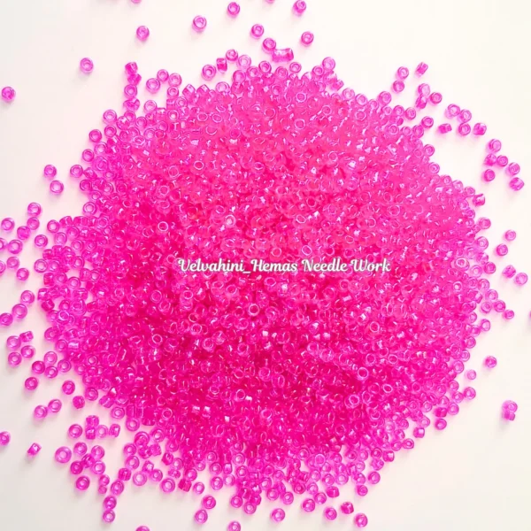 sugar bead bright pink