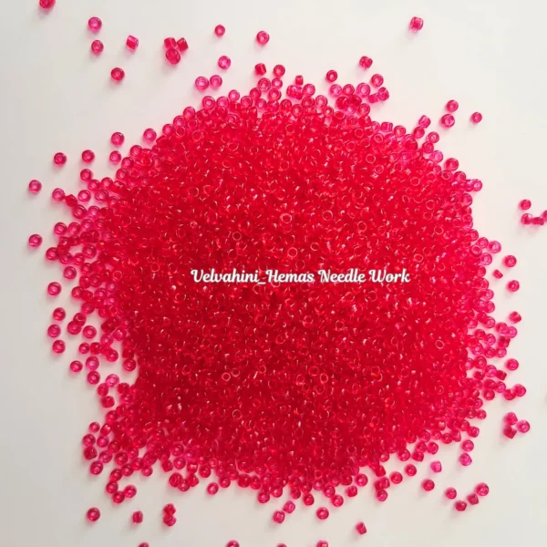 sugar bead red