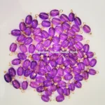 oval small hangings dark purple