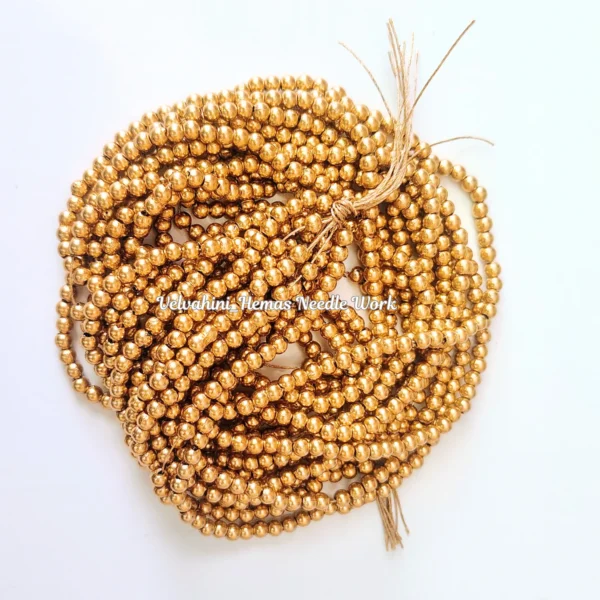 3mm gold bunch bead