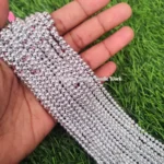 silver bunch bead 4mm