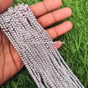 silver bunch bead 3mm