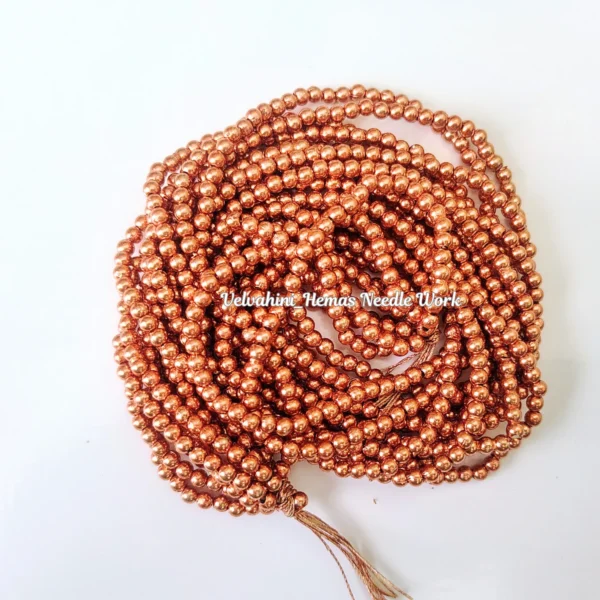 copper bunch bead 3mm