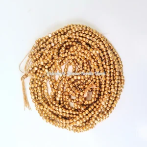 gold semi bead 3mm