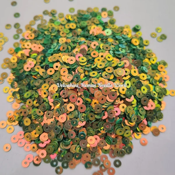 Round Sequins_4mm_Green