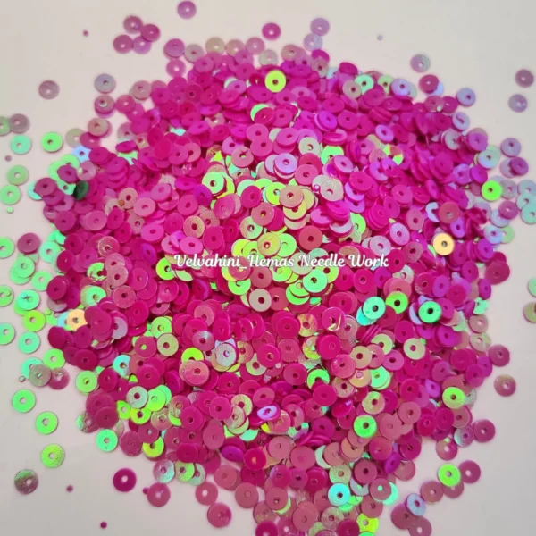 Round Sequins_4mm_Magenta