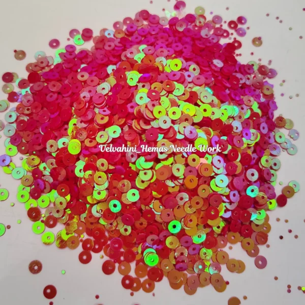 Round Sequins_4mm_Red