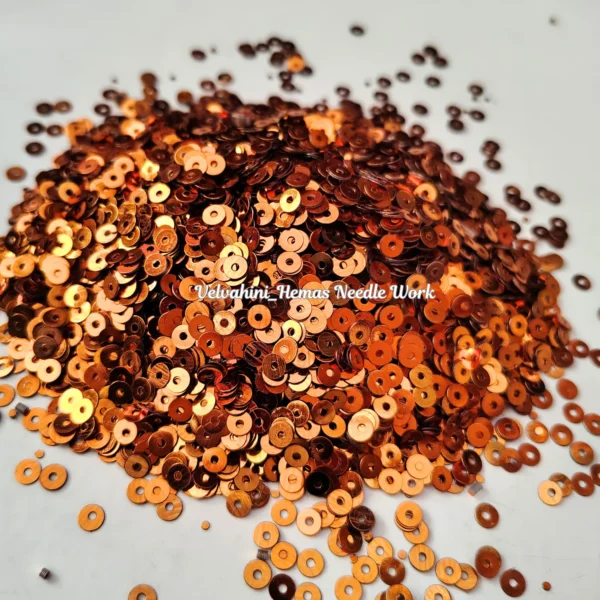 Round Sequins_4mm_Copper