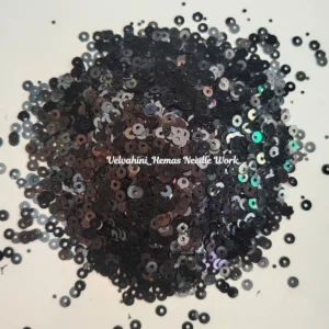 Round Sequins_4mm_Black
