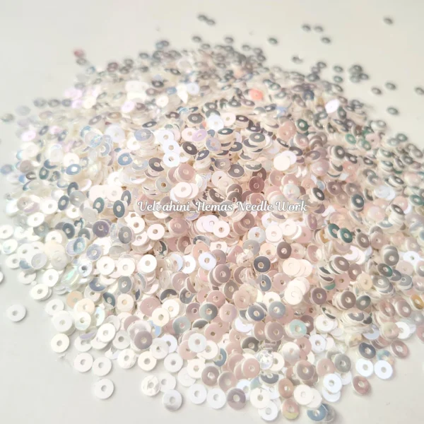 Round Sequins_4mm_White