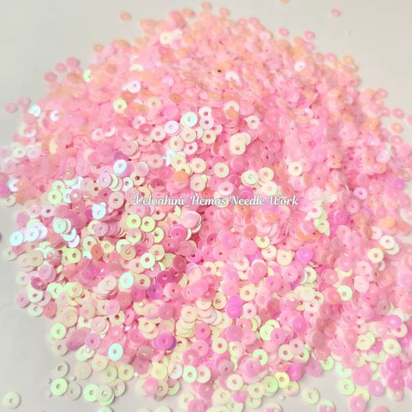 Round Sequins_4mm_Baby Pink