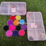 cut bead 12 colours with 6 partition box(2)