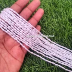 white pearl rice bead 3mm