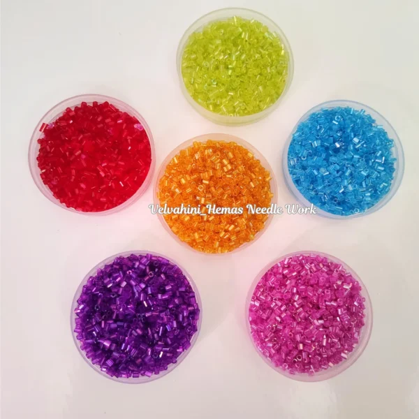 6 colours cut bead