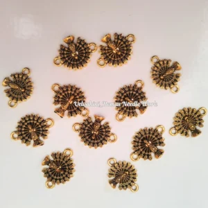 Peacock Gold Charms