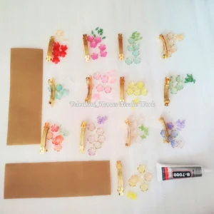 13 set 5 Petal Center Clip Combo