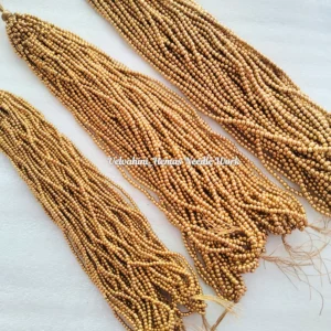 Bunch bead combo 2mm, 3mm, 4mm Each 5 bunches (Totally 15 bunches)