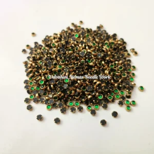 3mm Round Kundan_Green