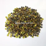 4mm Round Kundan_Pista Green
