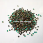 4mm Round Kundan_Peacock Green
