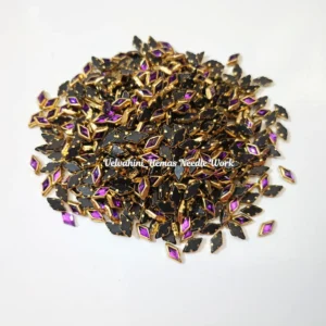 Diamond Kundan_Violet