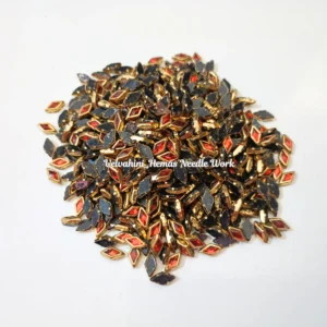 Diamond Kundan_Orange