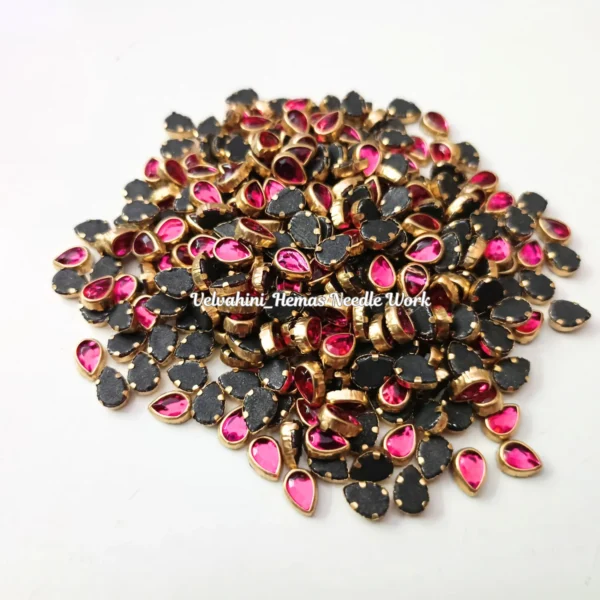 Drop Kundan_Pink