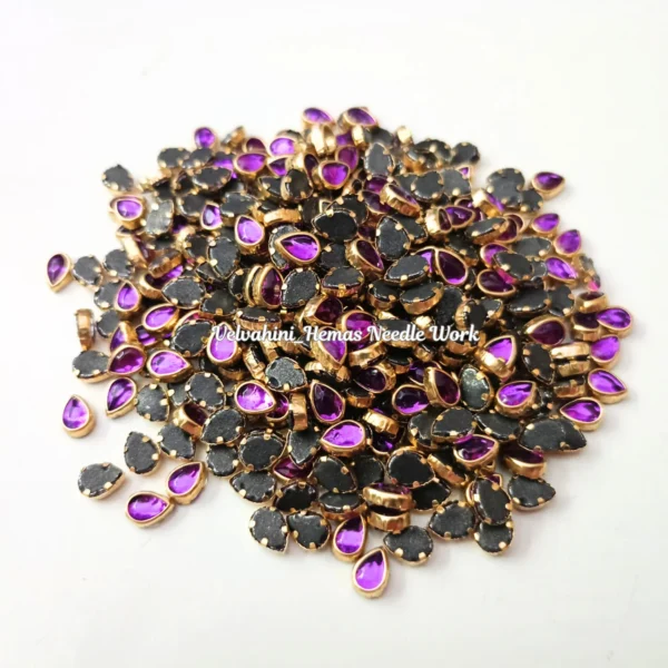 Drop Kundan_Violet