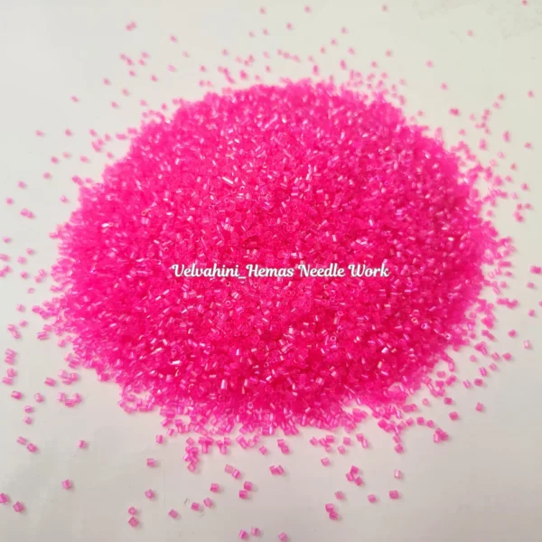 Micro Cut Bead_ Bright Pink