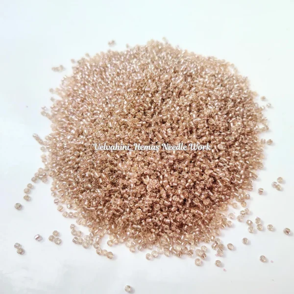 Premium Glass Sugar Beads_Light Peach