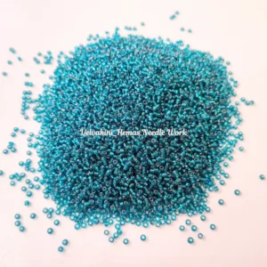 Premium Glass Sugar Beads_Peacock Blue