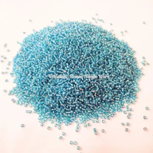 Premium Glass Sugar Beads_Aqua Blue