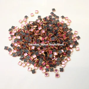 4*4 Square Kundan_Light Pink