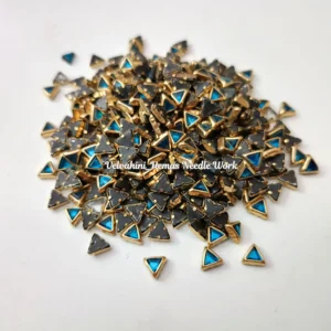 3*3 Triangle Kundan_Blue