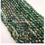 Drop Crystal_4mm_Rainbow Green
