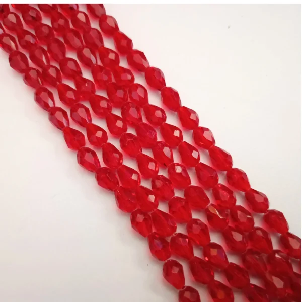 Drop Crystal_4mm_Maroon