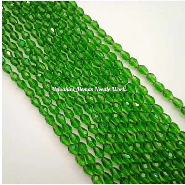 Drop Crystal_4mm_Parrot Green