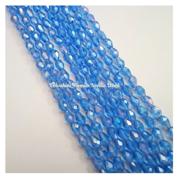 Drop Crystal_4mm_Aqua Blue