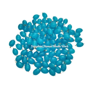 Oval Readymade Hangings_ Sky Blue